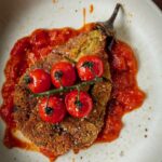 Knusprige orientalische Auberginen-Schnitzel