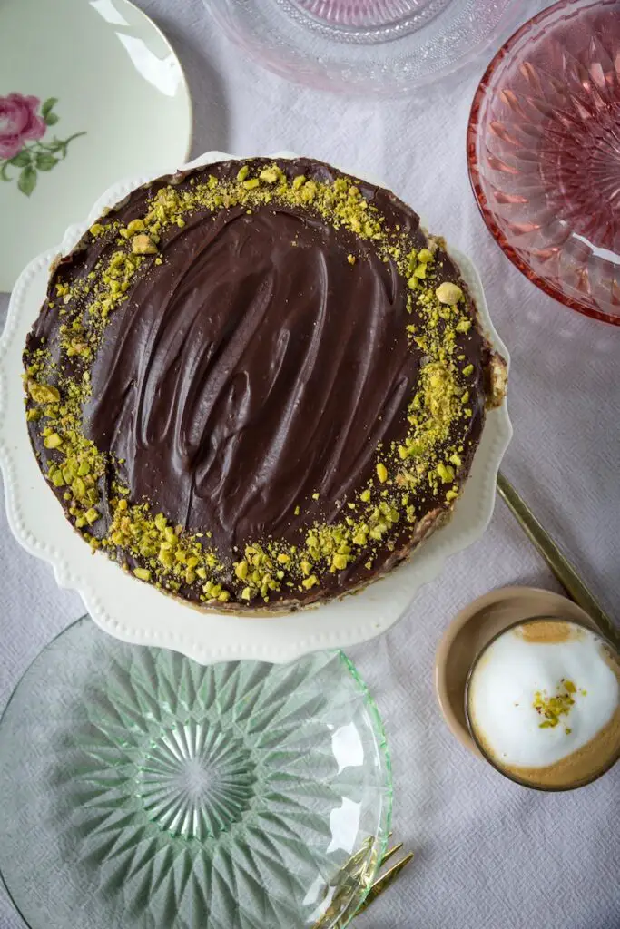 No Bake Dubai Schokolade Cheesecake