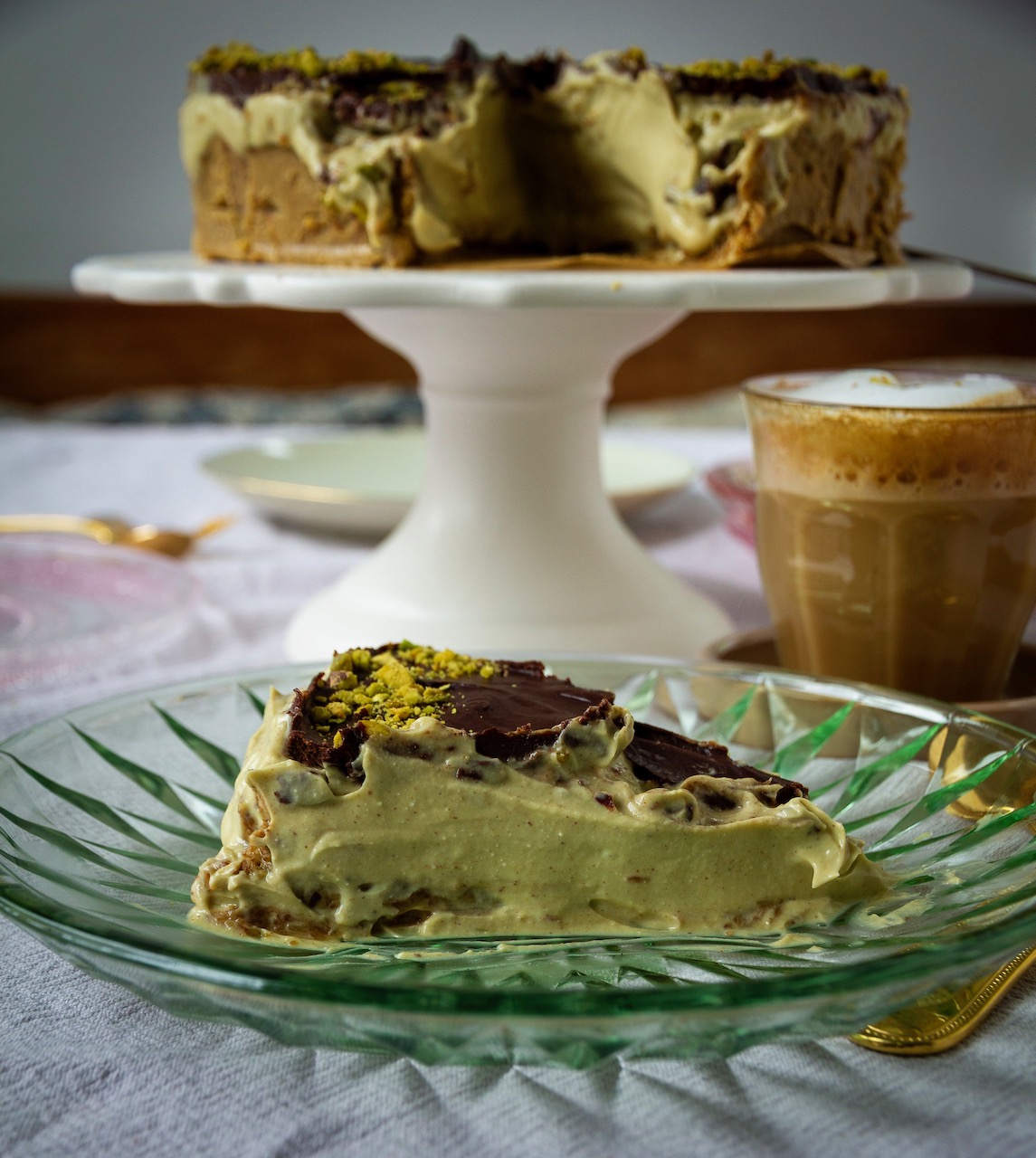 No Bake Dubai Schokolade Cheesecake