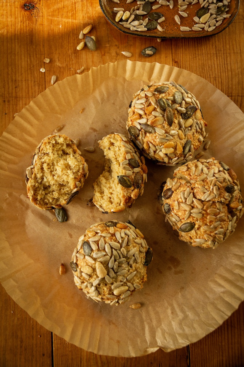 Schnelle Protein-Brötchen ohne Mehl aus dem Airfryer
